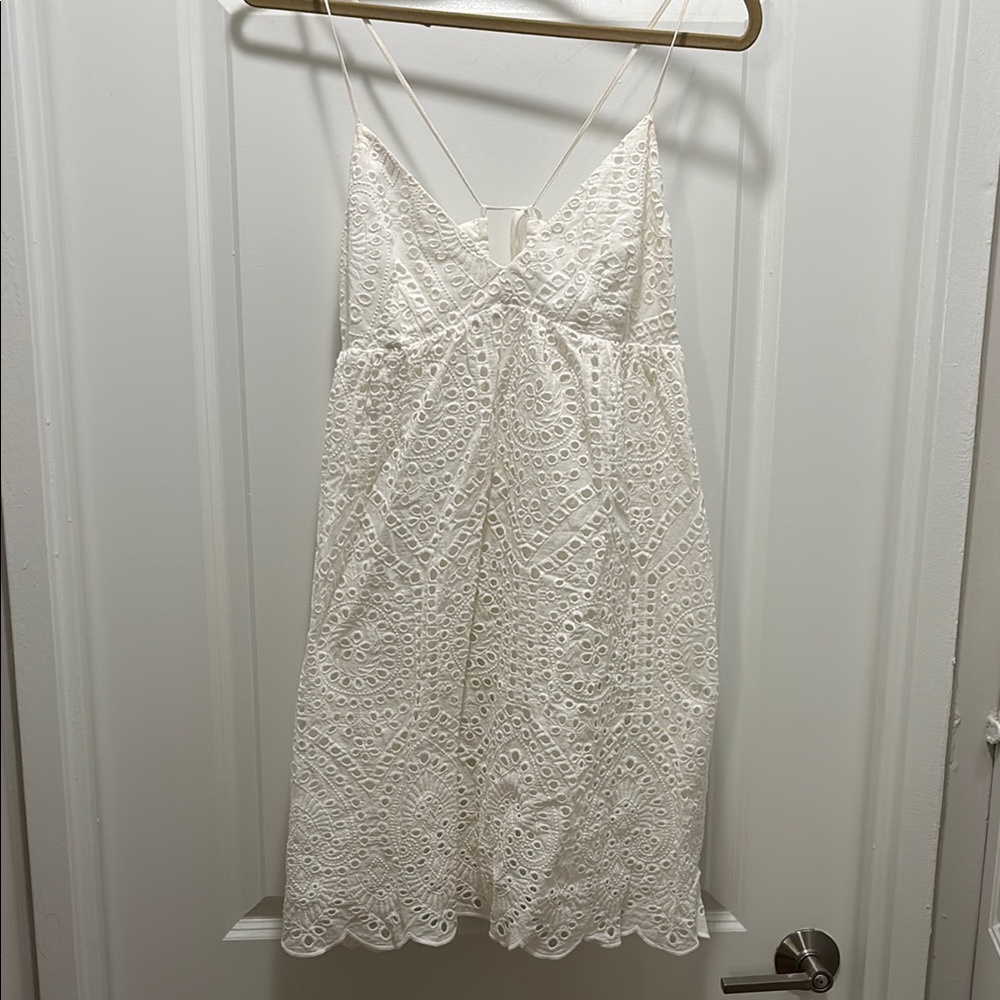Eyelet dress